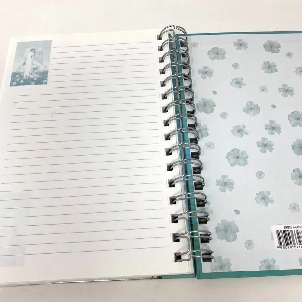 C. R. Gibson Reflecting Angel Spiral Hard Cover Notebook Journal Lined